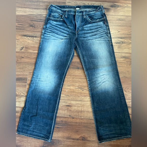 Men’s Silver Grayson Jeans 34x32 - Picture 1 of 2